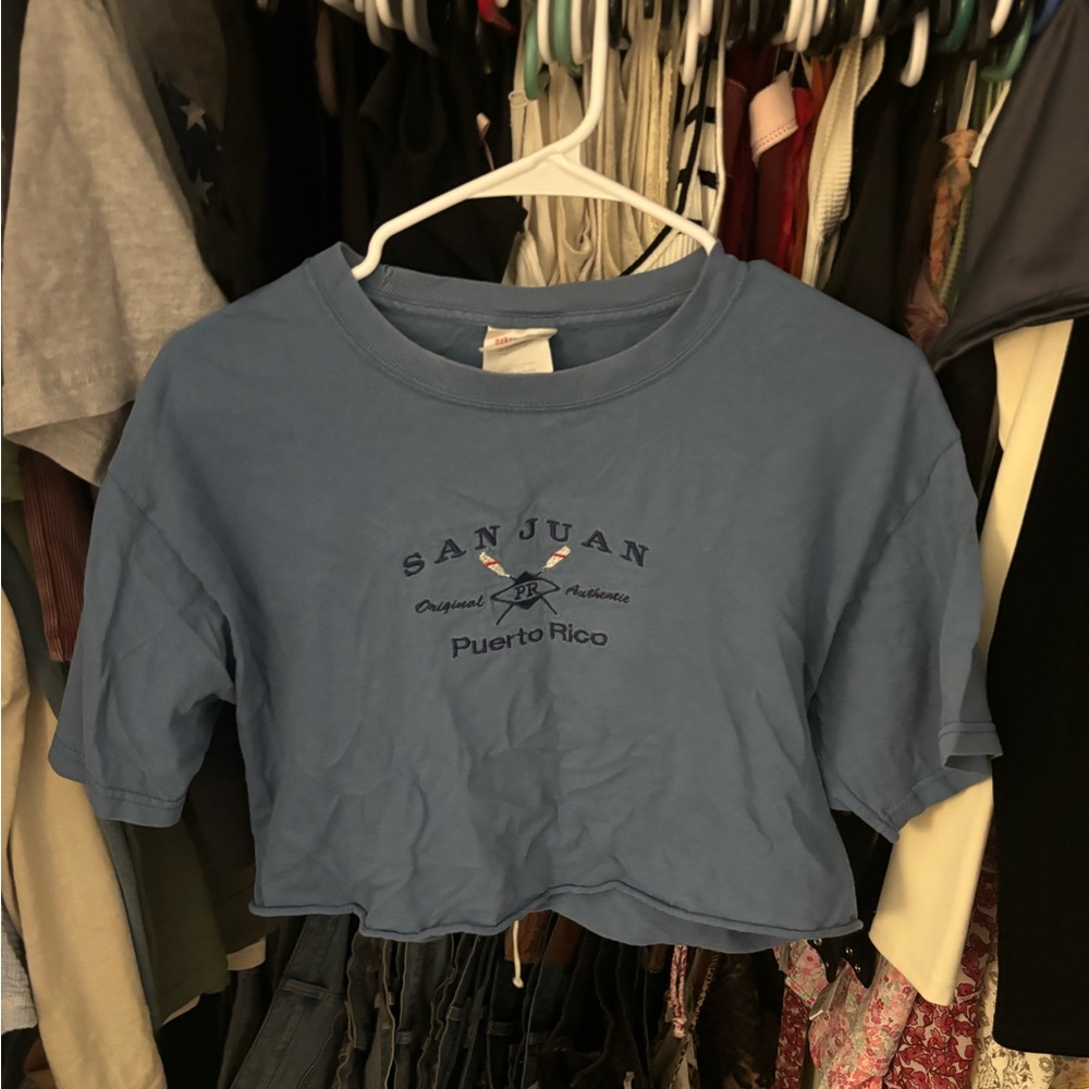 Puerto Rico Crop Top